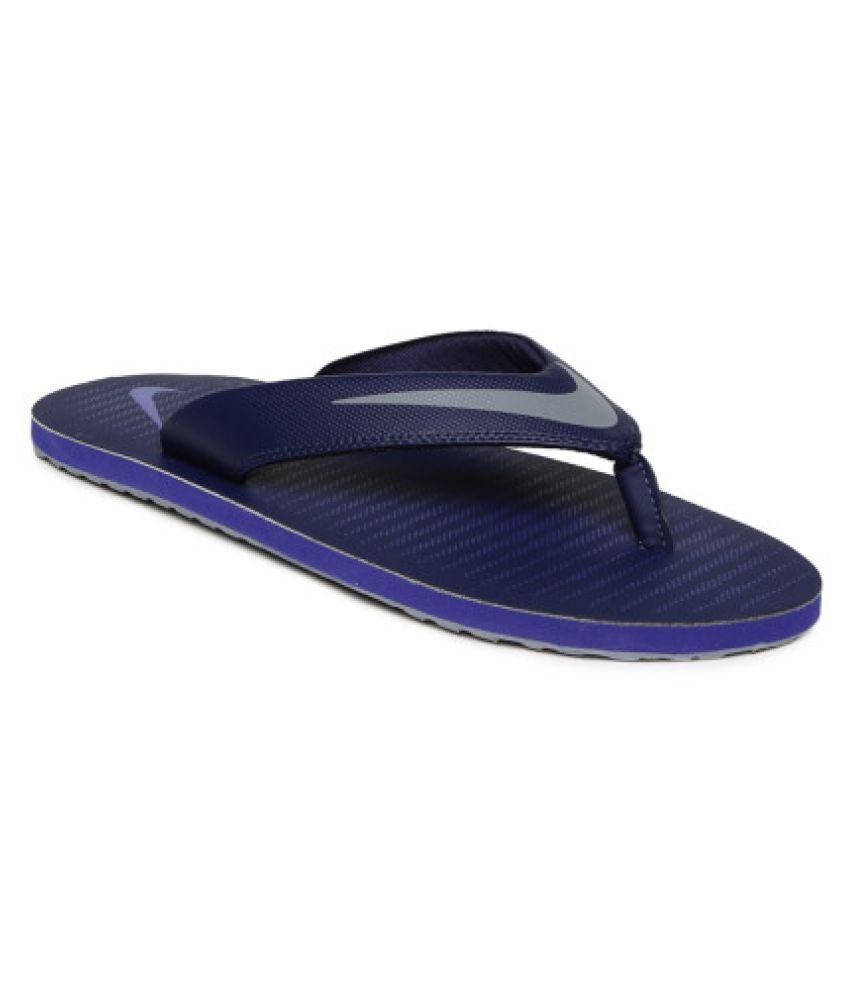 nike blue thong flip flop