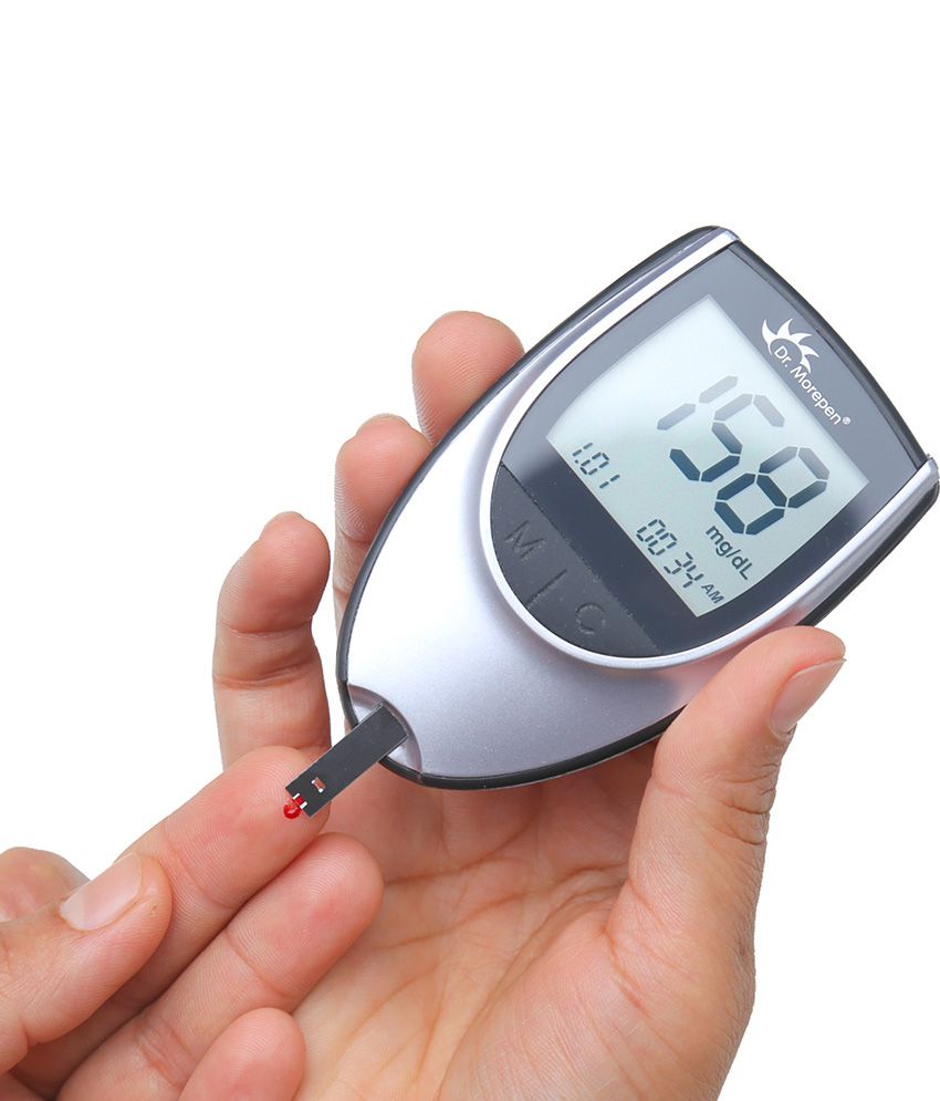 glucose test blood monitor Test Monitor Glucose Free 25 03  BG Sugar Morepen Dr