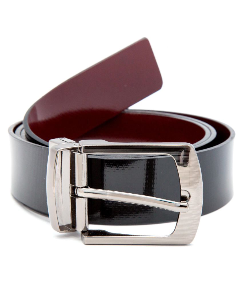 Thewhoop Black Leather Formal Belts: Buy Online at Low Price in India ...