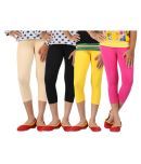 Greenwich Pack of 4 Girls 100% Cotton Capris ( Multi )