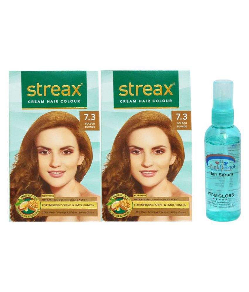 STREAX Temporary Hair Color Golden Blonde 50 ml Pack of 2: Buy STREAX  Temporary Hair Color Golden Blonde 50 ml Pack of 2 at Best Prices in India  - Snapdeal