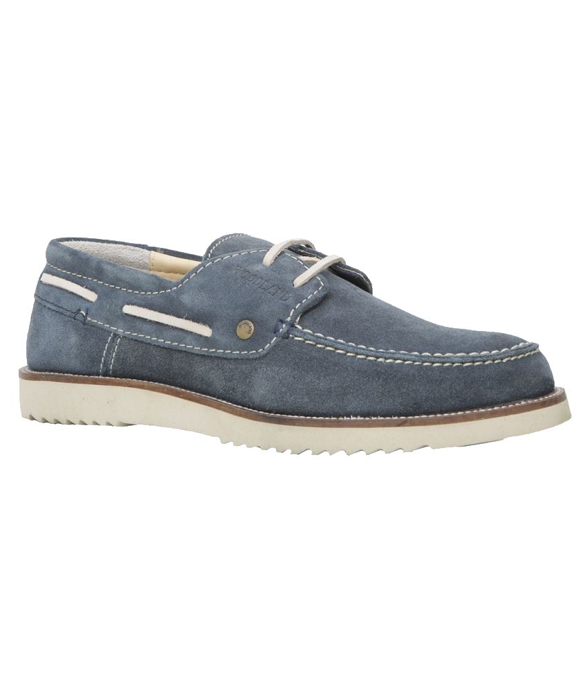 woodland leather mens boat shoes
