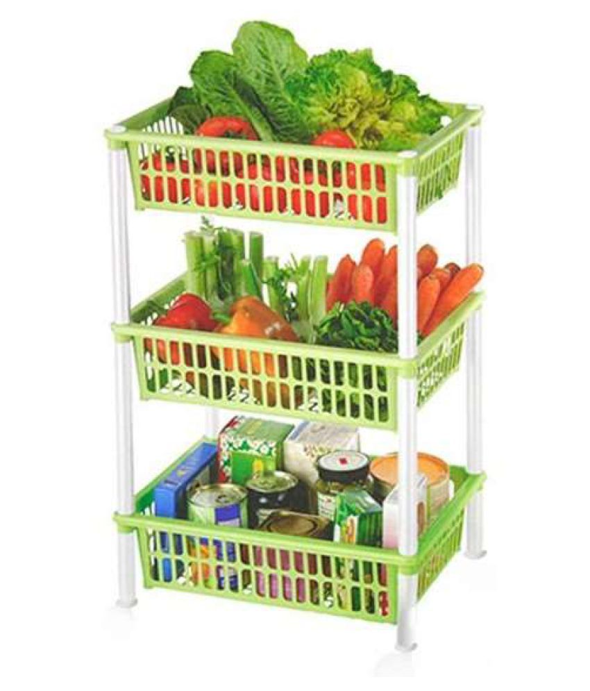 Skykitchen Plastic Fruit & Vegetable Trolley Buy Skykitchen Plastic