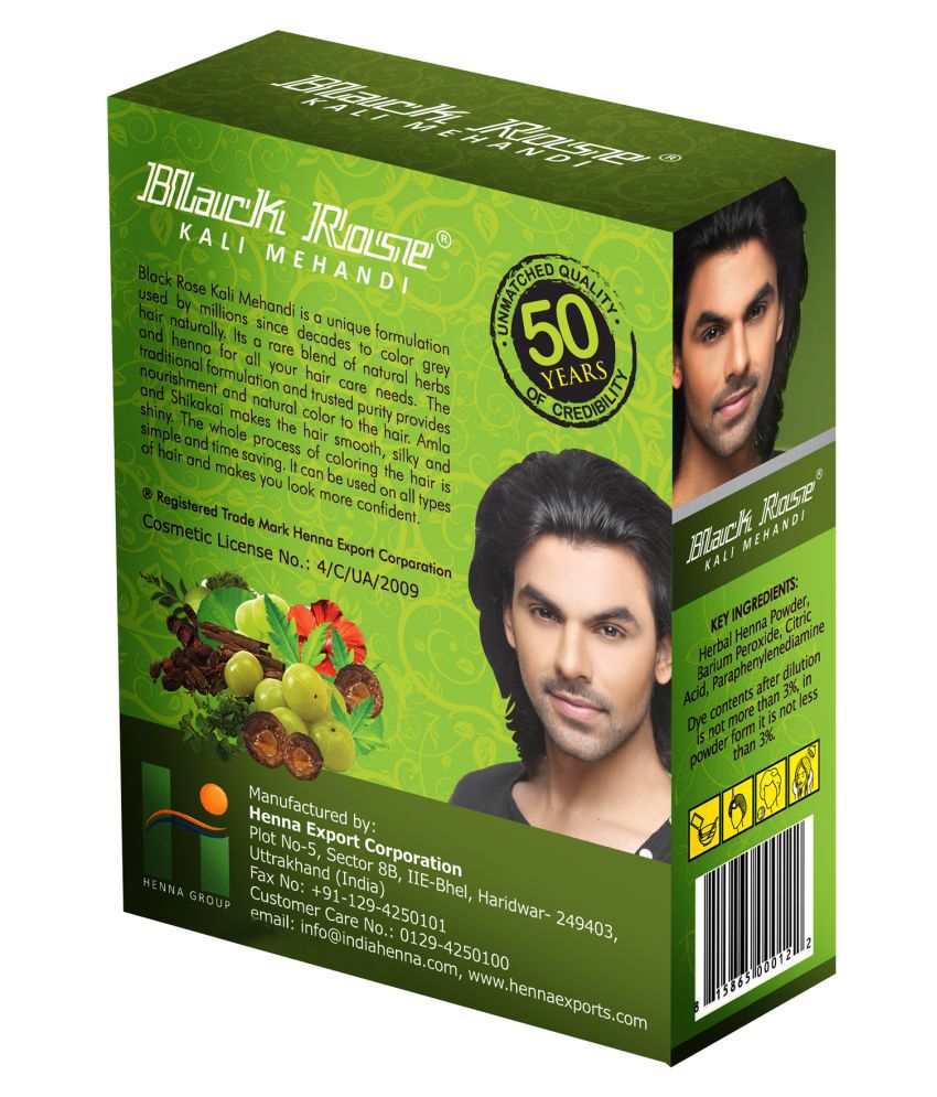 Black Rose Kali Mehandi (Pack of 2): Buy Black Rose Kali Mehandi (Pack of  2) at Best Prices in India - Snapdeal