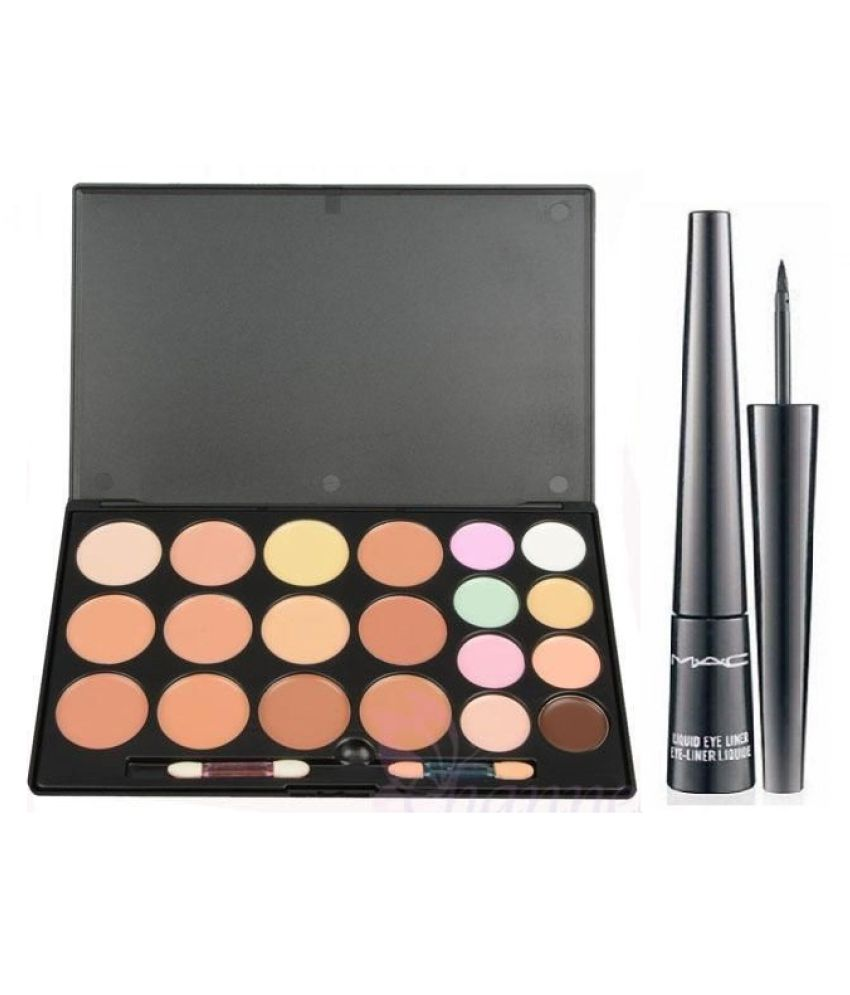 Mac makeup concealer Palette & liquidlast 8 ml Makeup Kit ...