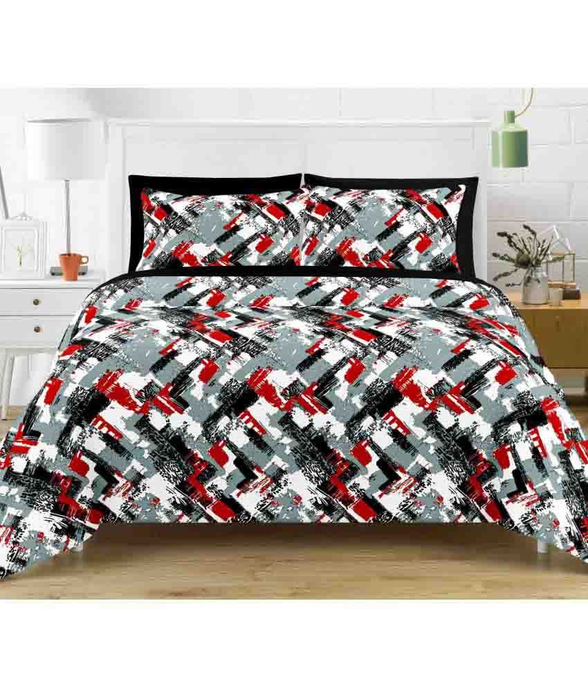 Vintana Double Cotton Multi Abstract Bed Sheet Buy Vintana Double