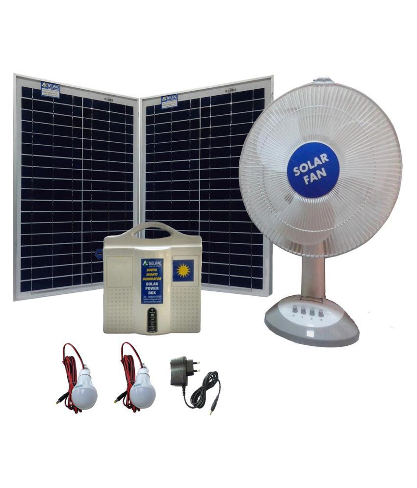 Belifal Solar Home Lighting System With High Backup Solar Fan