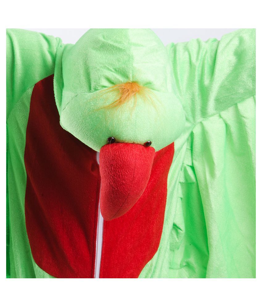 parrot green gown
