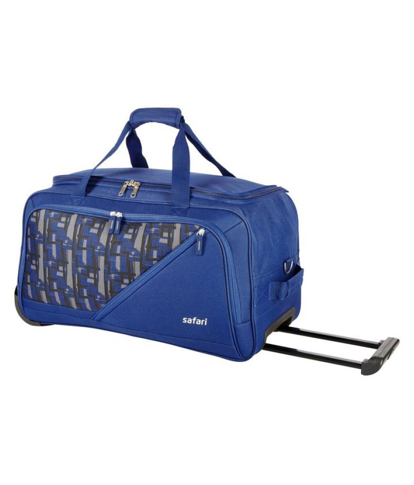 Safari Trojan Blue Small Rolling Duffle 2 Wheels - Buy Safari Trojan ...