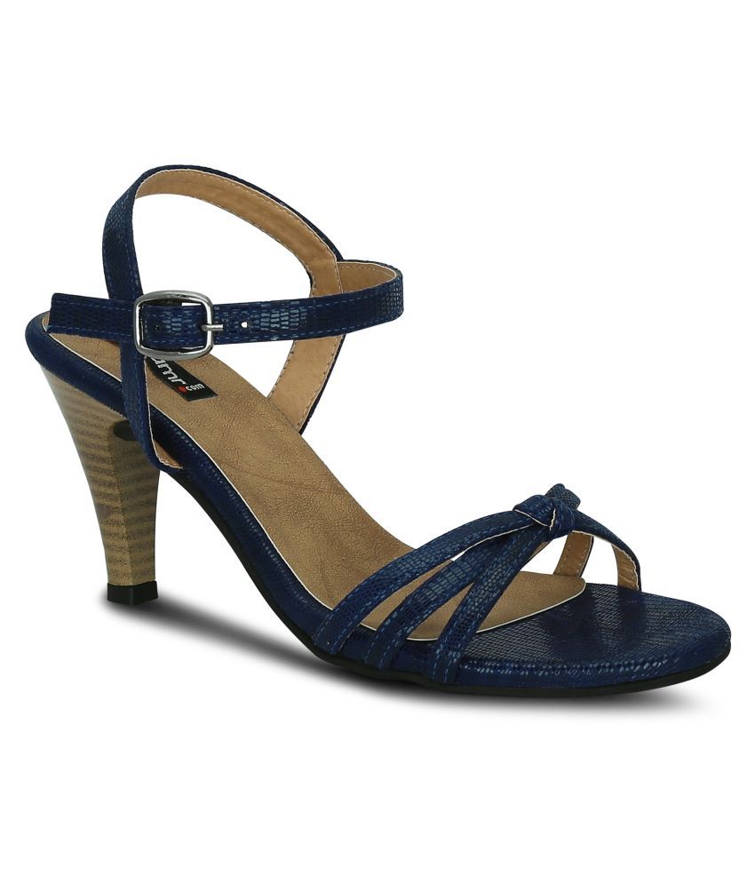 stiletto blue heels