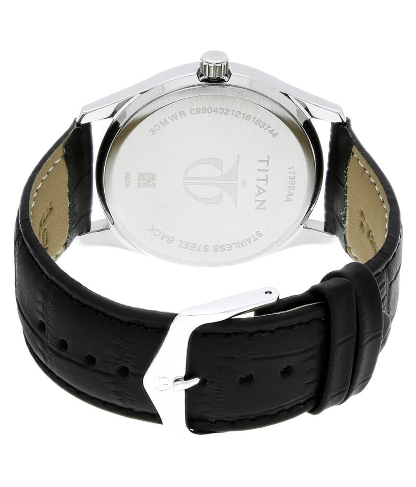 titan watch straps leather