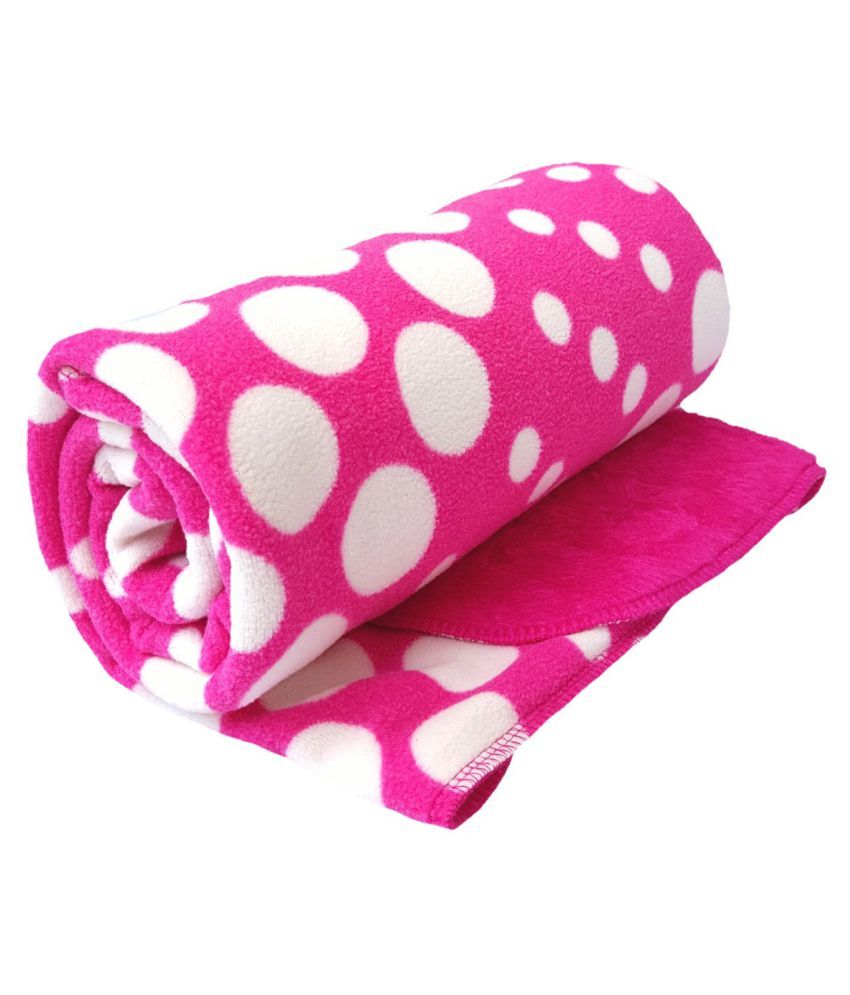 pink teddy fleece blanket