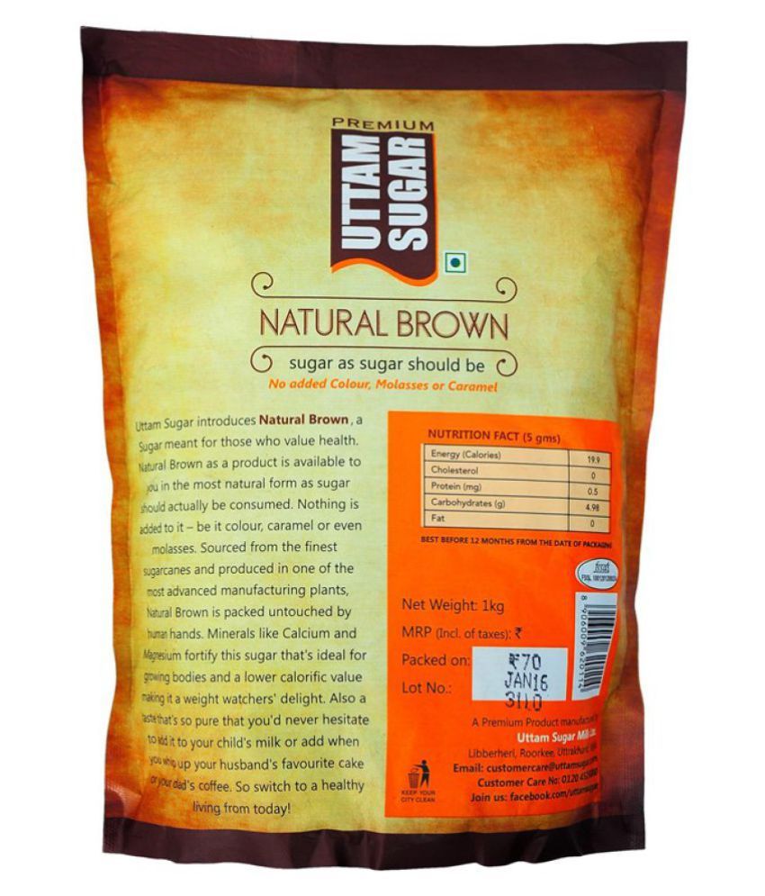 Uttam Brown Sugar Crystal 1000 Gm Buy Uttam Brown Sugar Crystal 1000 Gm At Best Prices In India Snapdeal