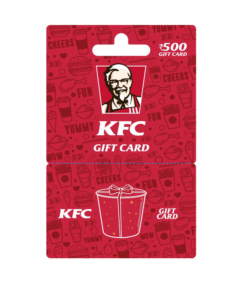 Buy KFC Gift Card INR 500 Online on Snapdeal