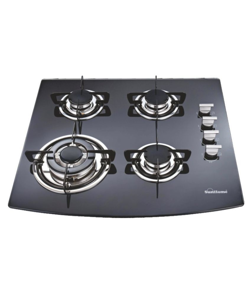 Sunflame SF 64LTG 4 Burner Auto Built in Hob Price in India Buy