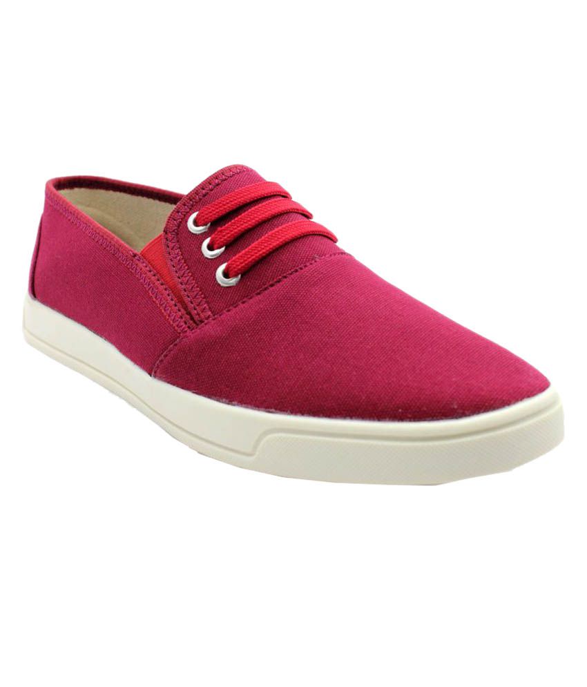 Comfy Sneakers Maroon Casual Shoes - Buy Comfy Sneakers Maroon Casual ...