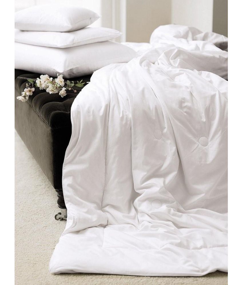 Just Linen Queen Cotton Plain White Comforter Buy Just Linen