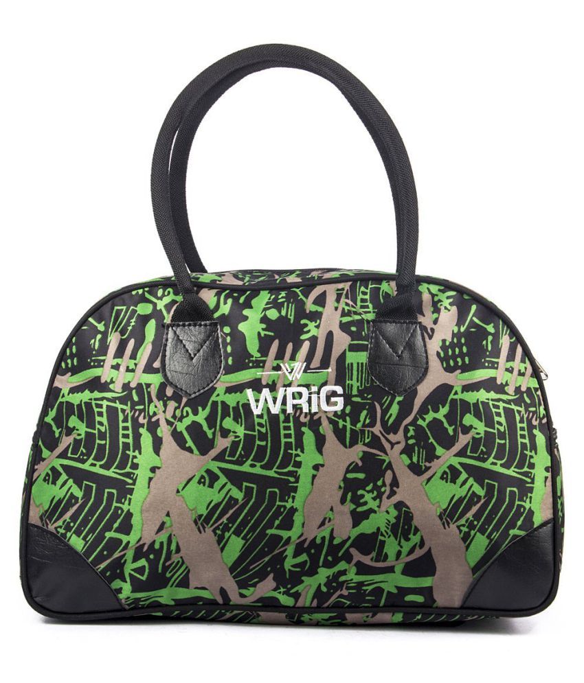 Download Wrig Black Printed Duffle Bag - Buy Wrig Black Printed ...