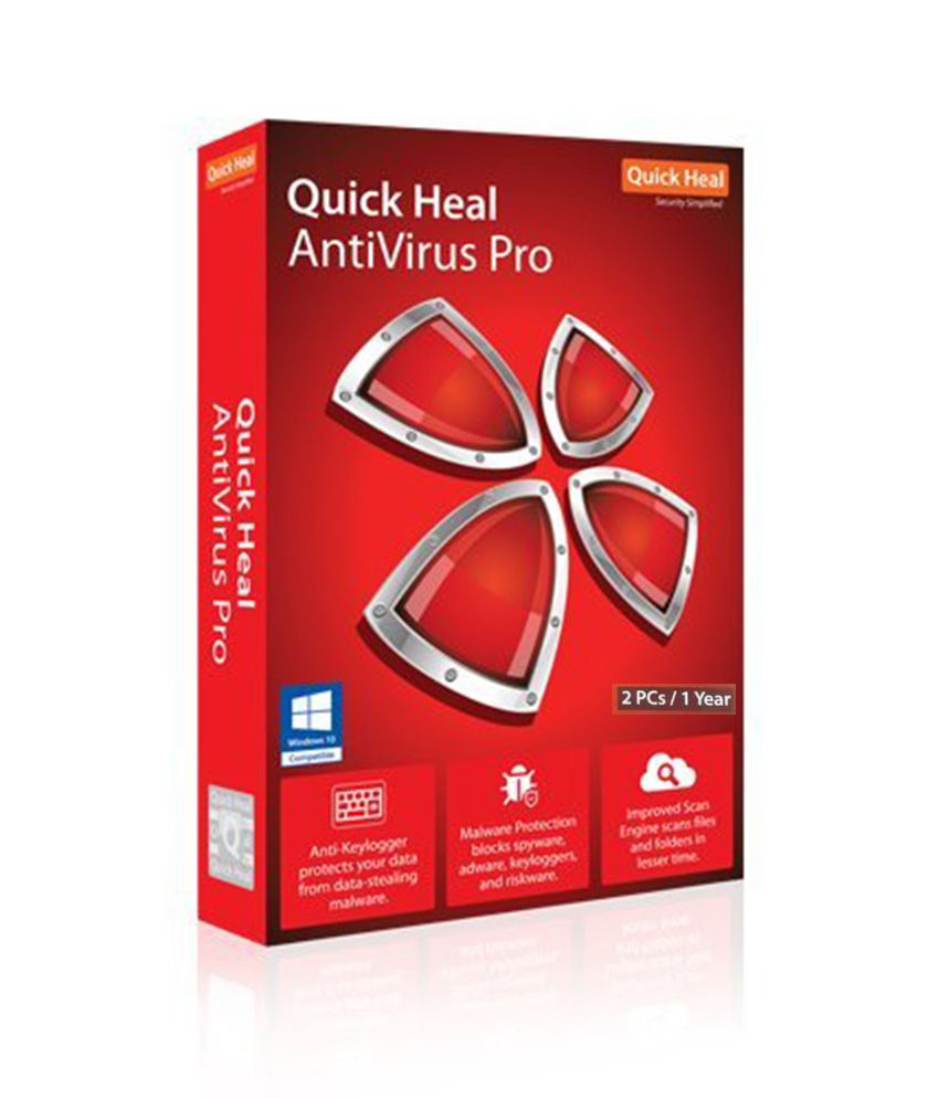     			Quick Heal Antivirus Pro Latest Version (2 PC/ 1 Year) CD