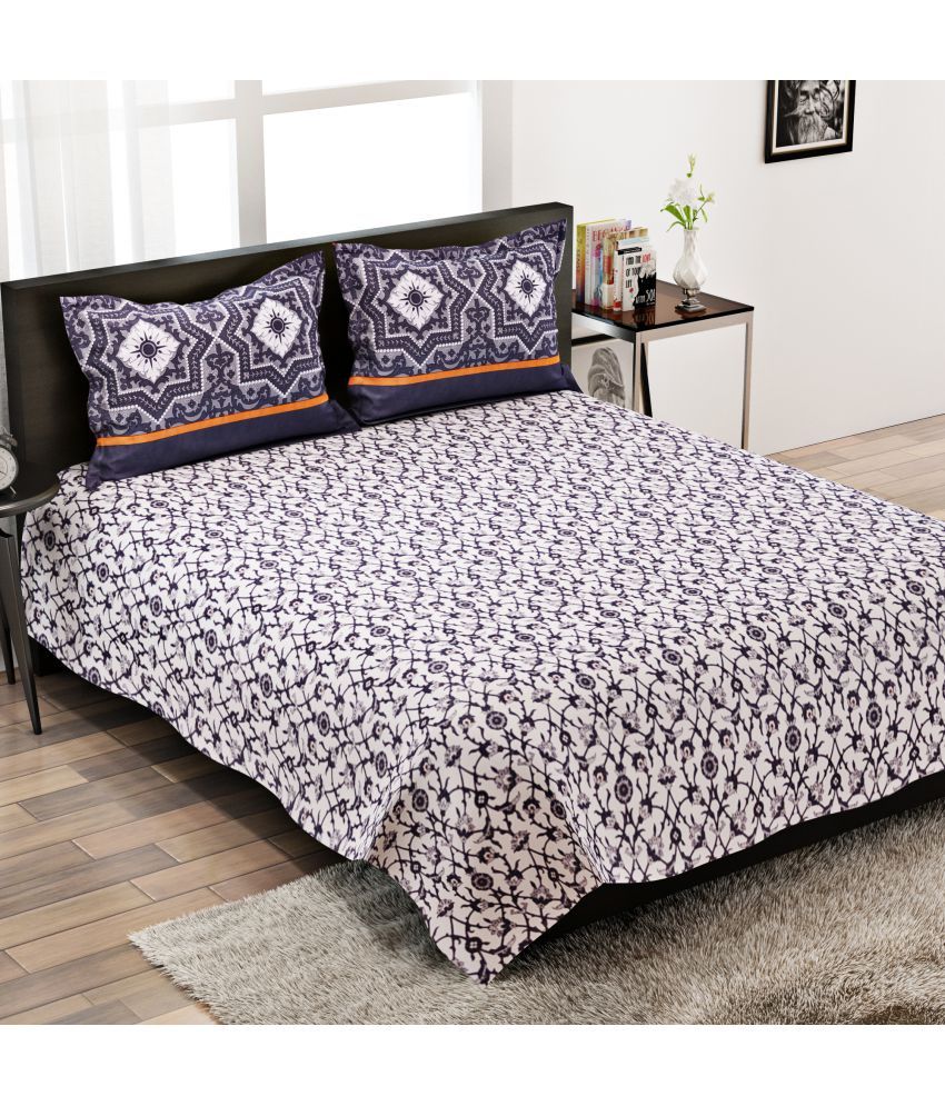 Stellar Home USA 100 Cotton Double Bed Sheet Buy Stellar Home USA