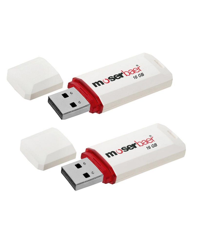     			Moserbaer 16GB Knight Pen Drive (Pack of 2)