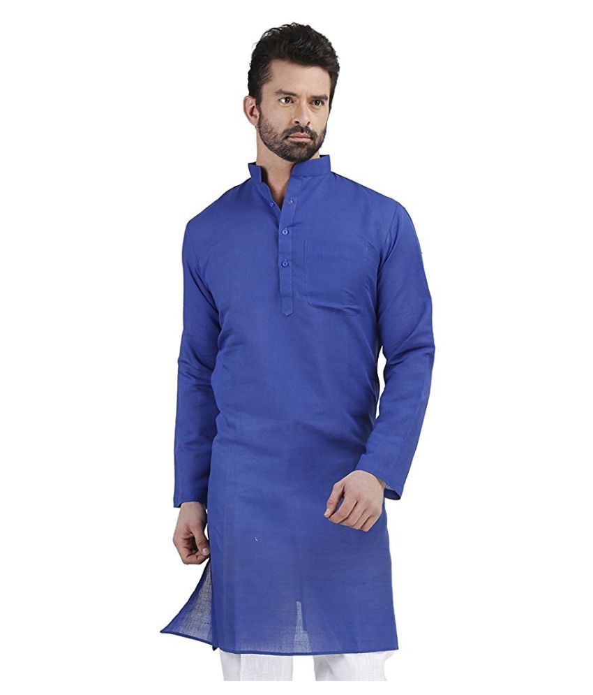 indya blue kurta