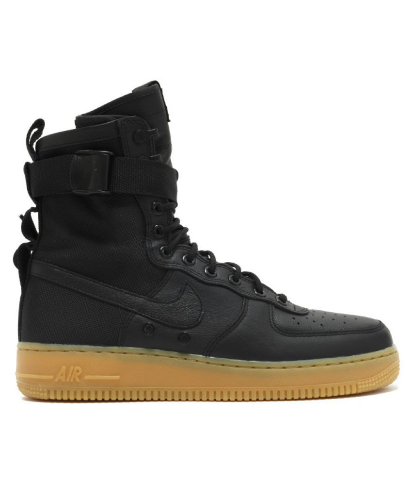 nike high ankle shoes black