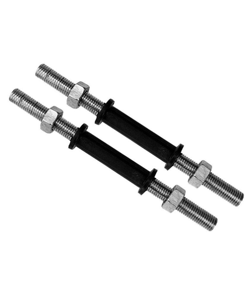 Fitfly 54kg Home Gym Set with 3ft Curl,3ft Straight Rod, Dumbbell Rods