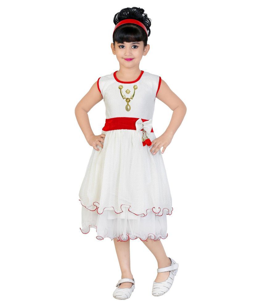 white frock net