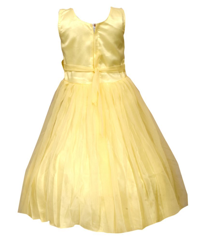 satin full frock