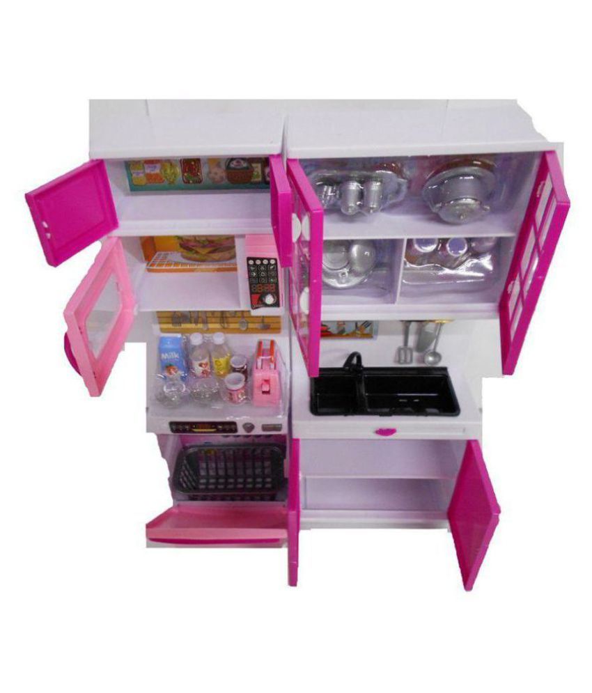 DWIZA Modern Kitchen Playset with Light and Real Sound Effect Buy