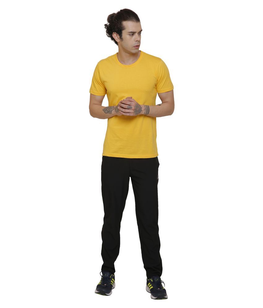 adidas black polyester lycra trackpants