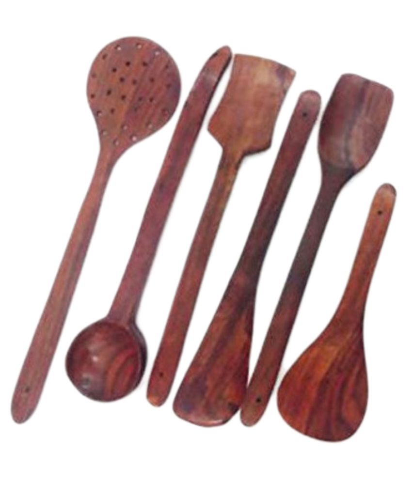 spatula set wooden