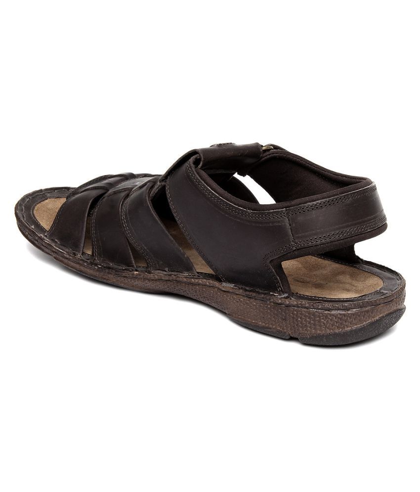 Gas Black Sandals - Buy Gas Black Sandals Online at Best Prices in ...