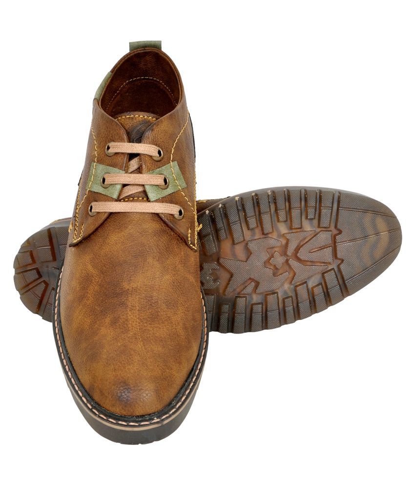 Lee Grain Outdoor Brown Casual Shoes - Buy Lee Grain Outdoor Brown Casual Shoes Online at Best 