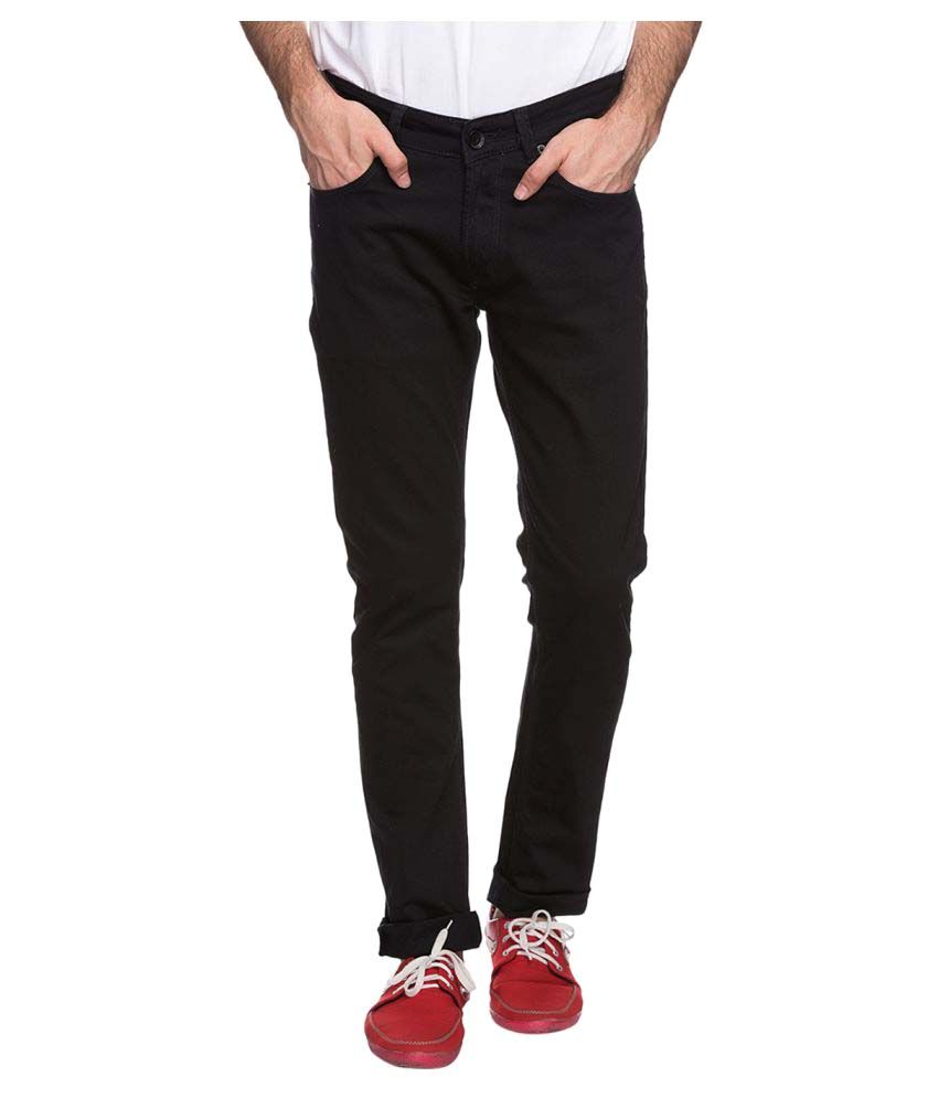 spykar black jeans