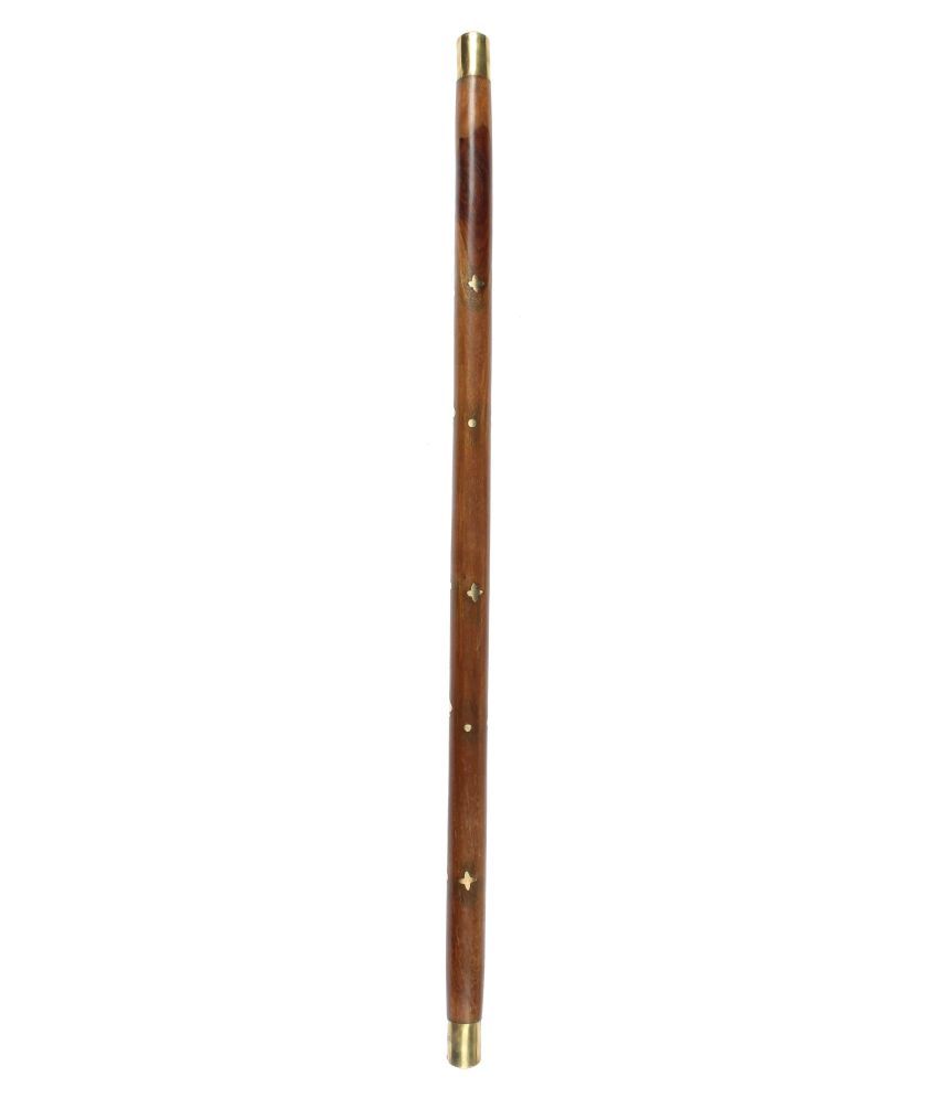     			Zyrah Handcrafted Brown 21 Inches Rule Wood Walking Sticks