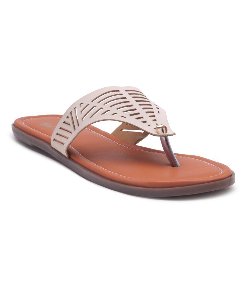 white fabric flats