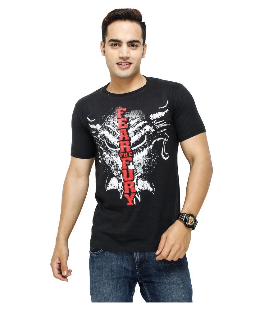 attitude t shirt black