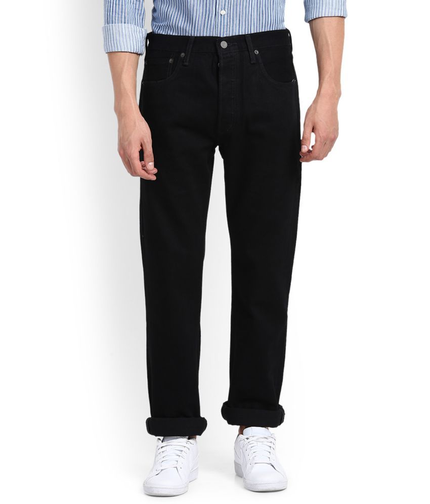 Levi's Black Regular Fit Jeans - Buy Levi's Black Regular Fit Jeans ...