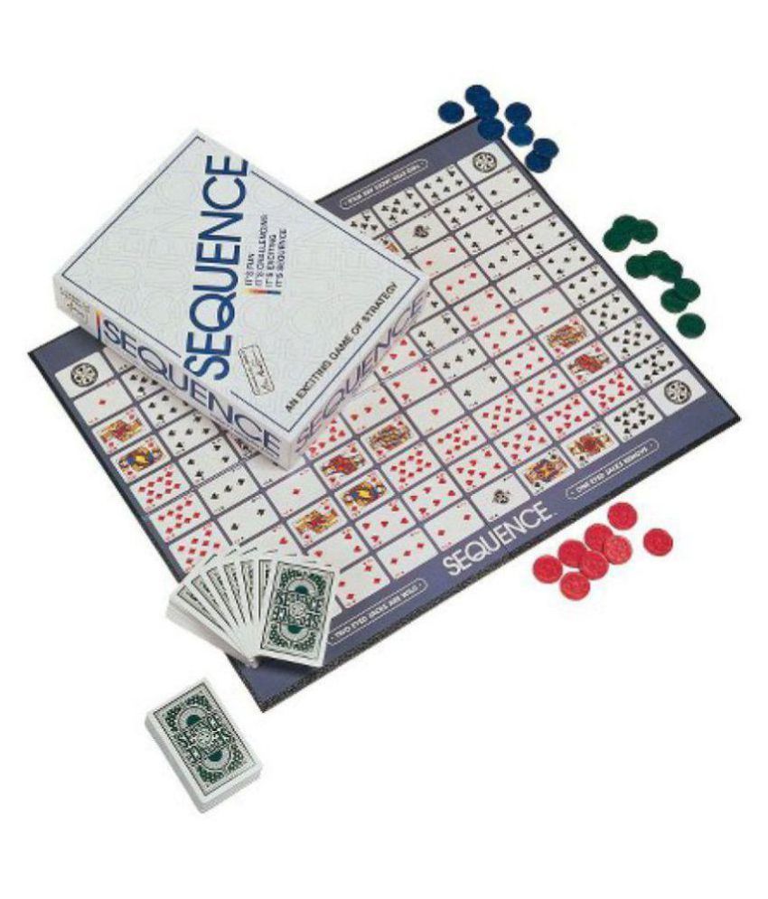 Dwiza Multicolour Sequence Board Game Buy Dwiza Multicolour Sequence