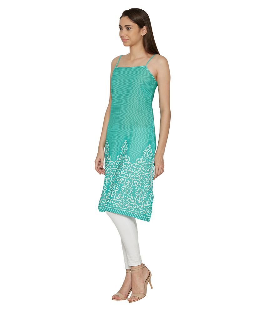 spaghetti strap kurti online