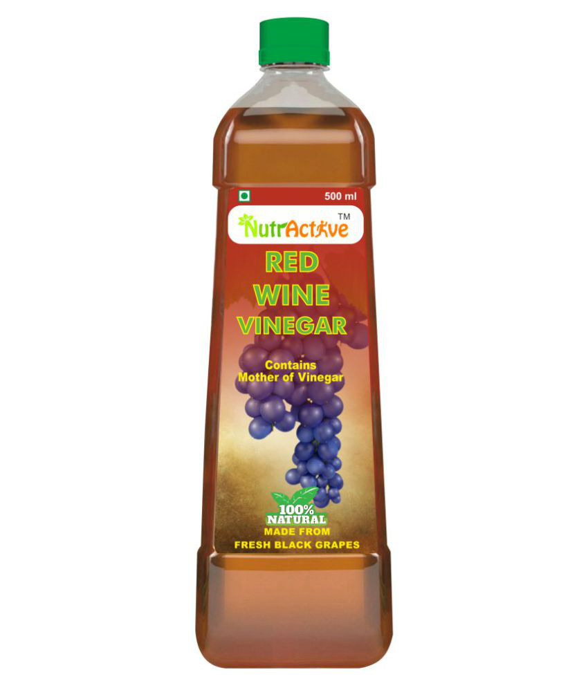 NutrActive Red Wine Vinegar / Balsamic Vinegar / Black Grapes Vinegar 500 ml