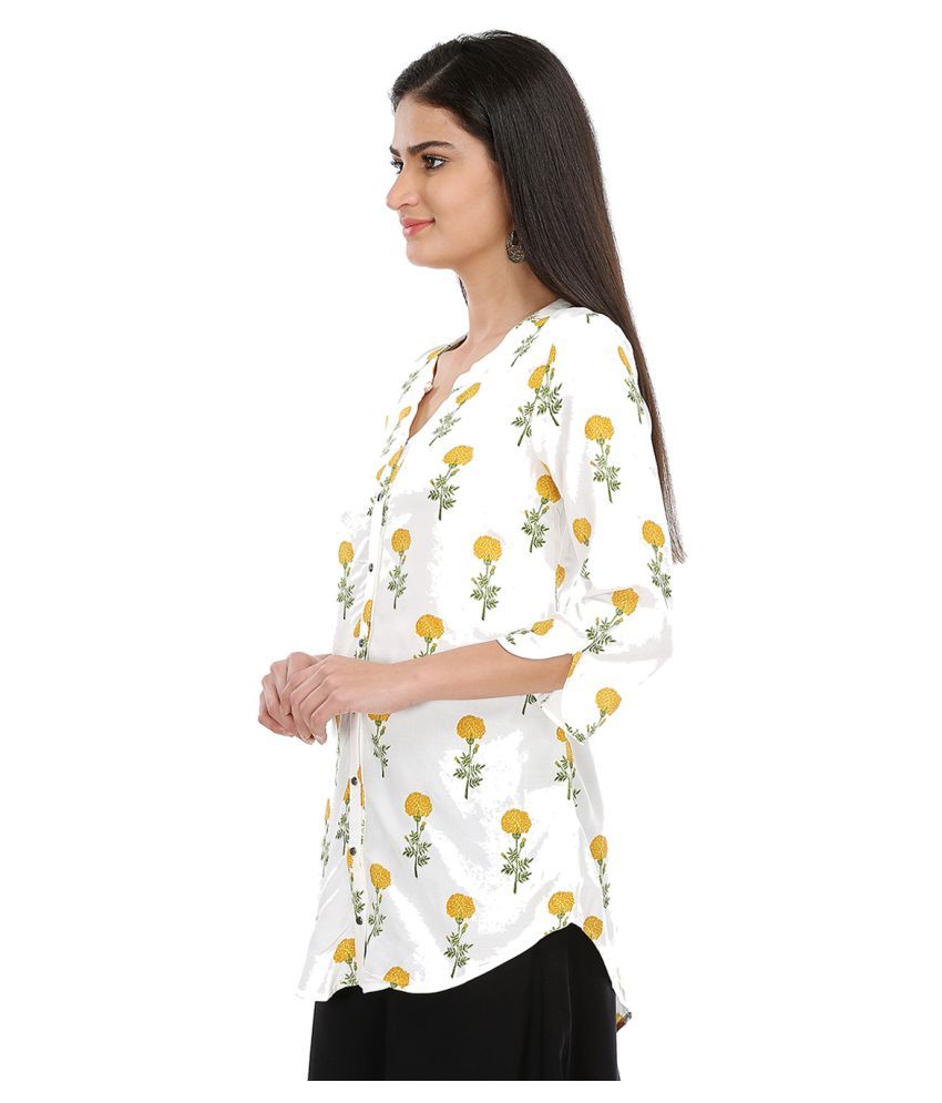 rayon fabric printed shirt