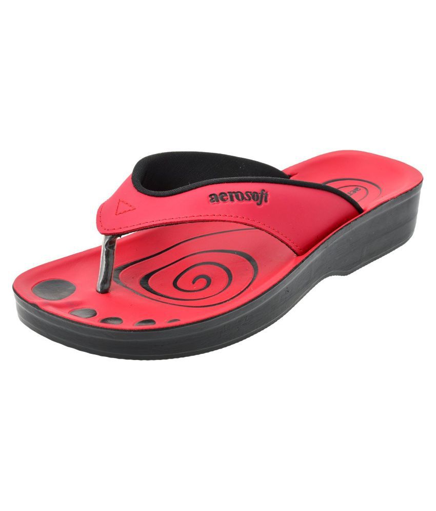 Aerosoft Red Slippers Price in India- Buy Aerosoft Red Slippers Online ...