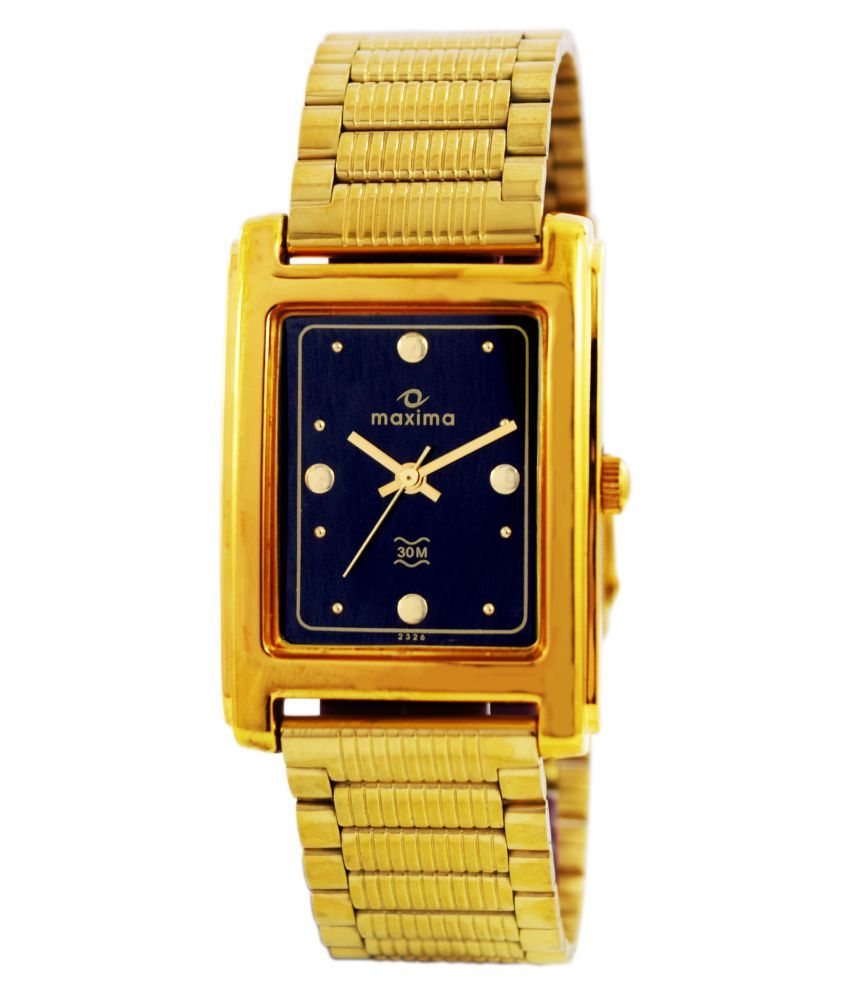 maxima square dial watches