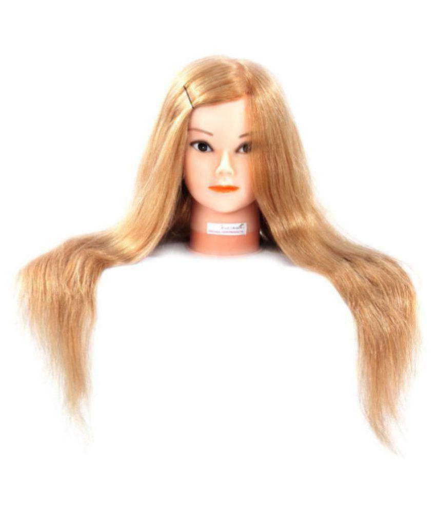 2in1 85% Original Human Hair Practise For Cutting / Curling / Makeup Dummy:  Buy 2in1 85% Original Human Hair Practise For Cutting / Curling / Makeup  Dummy at Best Prices in India - Snapdeal