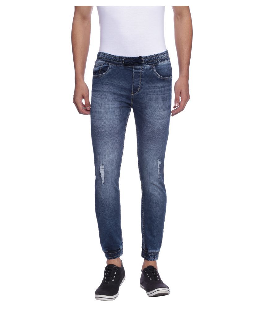 mid blue relaxed flare jeans