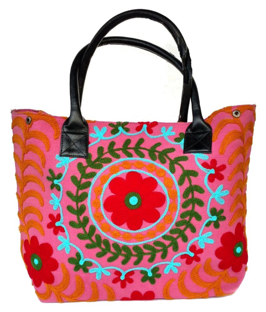 Rastogi Handicrafts Multi Canvas Shoulder Bag - Buy Rastogi Handicrafts ...