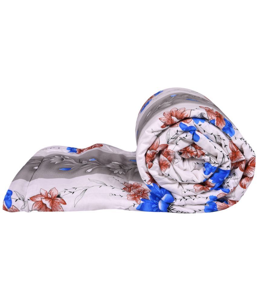 Just Linen Single Cotton Floral Multi Comforter Buy Just Linen Single